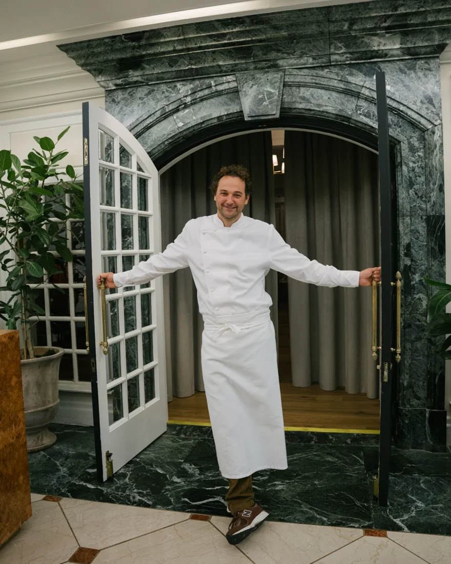 Chef Daniel Humm, pictured on The Charleston Place website